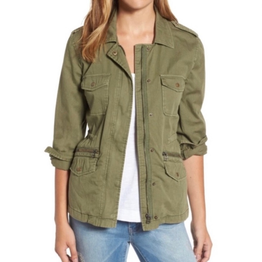 Lily Aldridge for Velvet Utility Jacket
